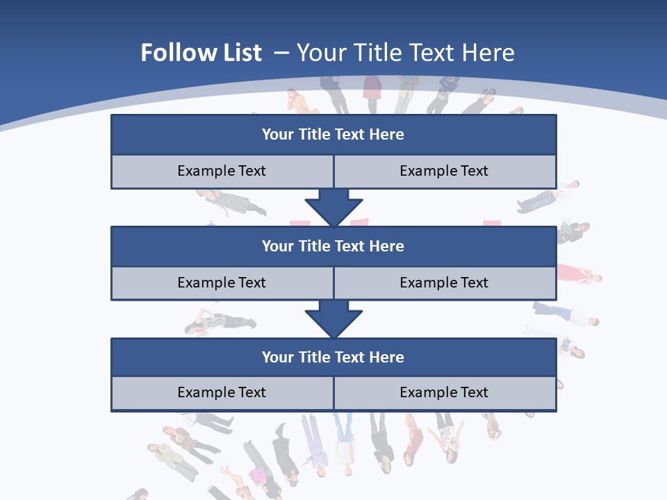 Woman Icon Color PowerPoint Template