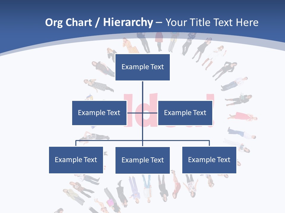 Woman Icon Color PowerPoint Template