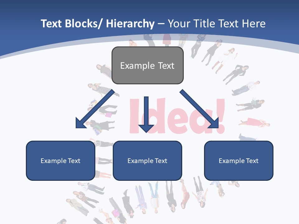 Woman Icon Color PowerPoint Template