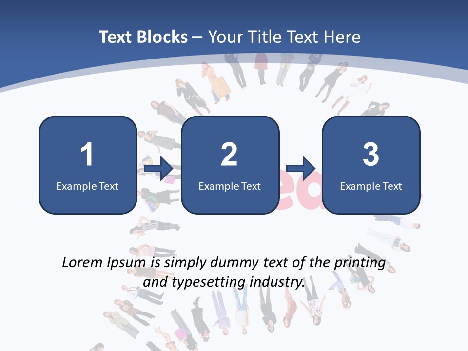 Woman Icon Color PowerPoint Template