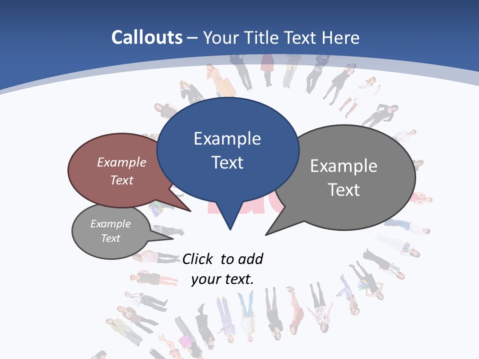 Woman Icon Color PowerPoint Template