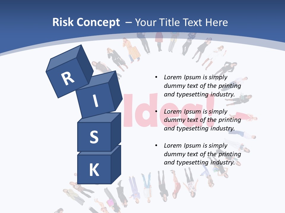 Woman Icon Color PowerPoint Template