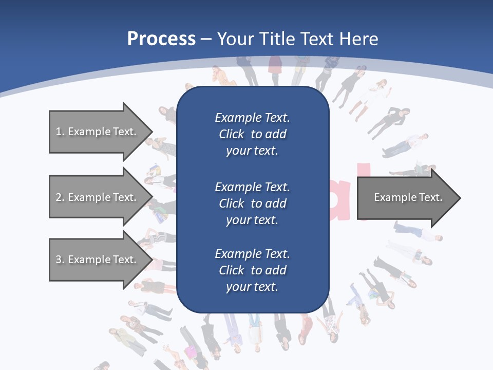 Woman Icon Color PowerPoint Template