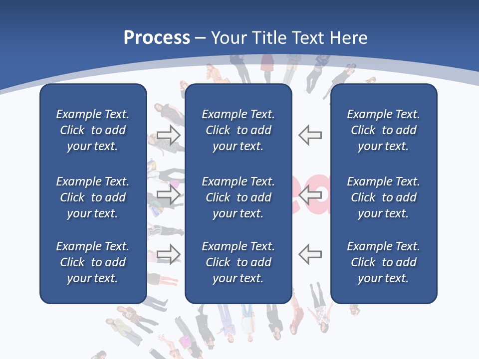 Woman Icon Color PowerPoint Template