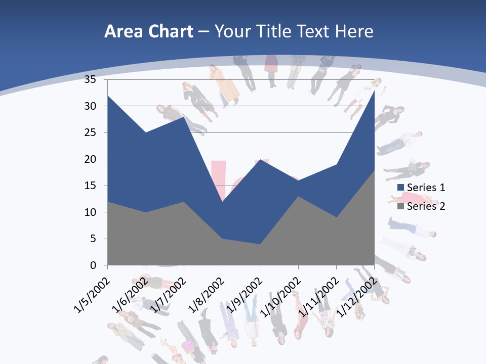 Woman Icon Color PowerPoint Template