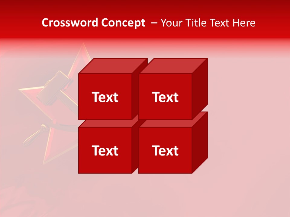 Spy Star Symbol PowerPoint Template