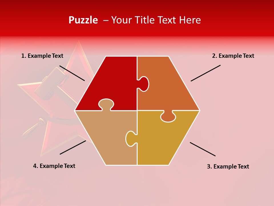 Spy Star Symbol PowerPoint Template