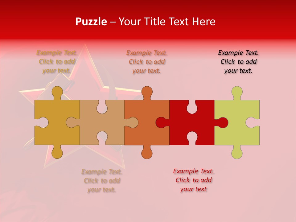 Spy Star Symbol PowerPoint Template