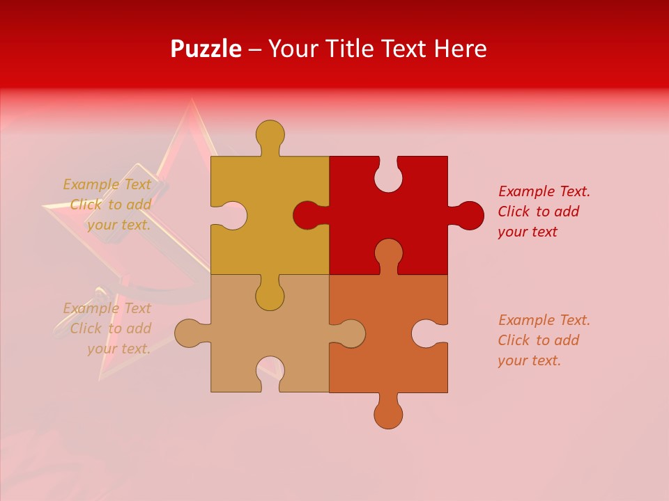 Spy Star Symbol PowerPoint Template