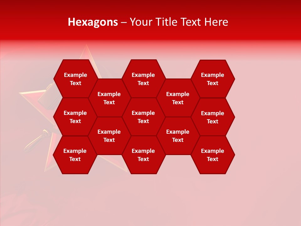 Spy Star Symbol PowerPoint Template