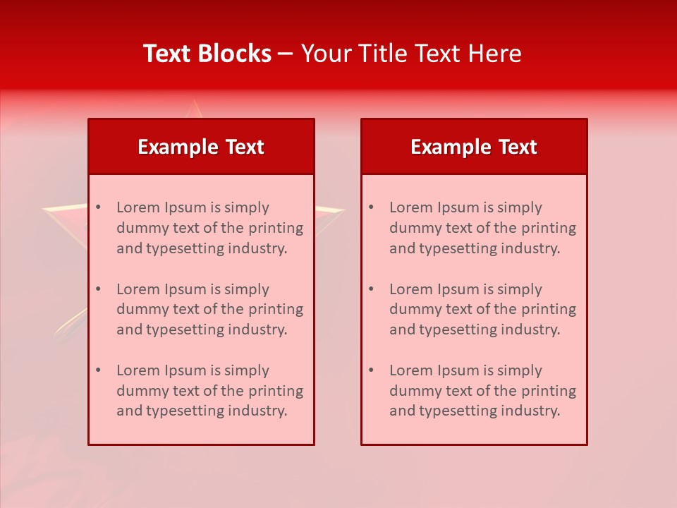 Spy Star Symbol PowerPoint Template