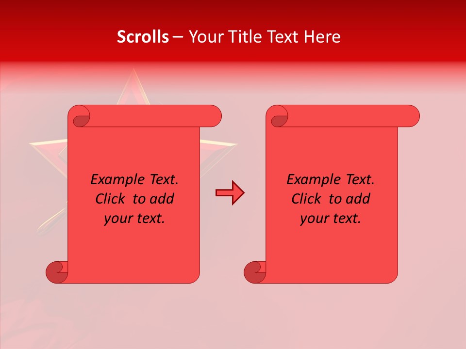 Spy Star Symbol PowerPoint Template