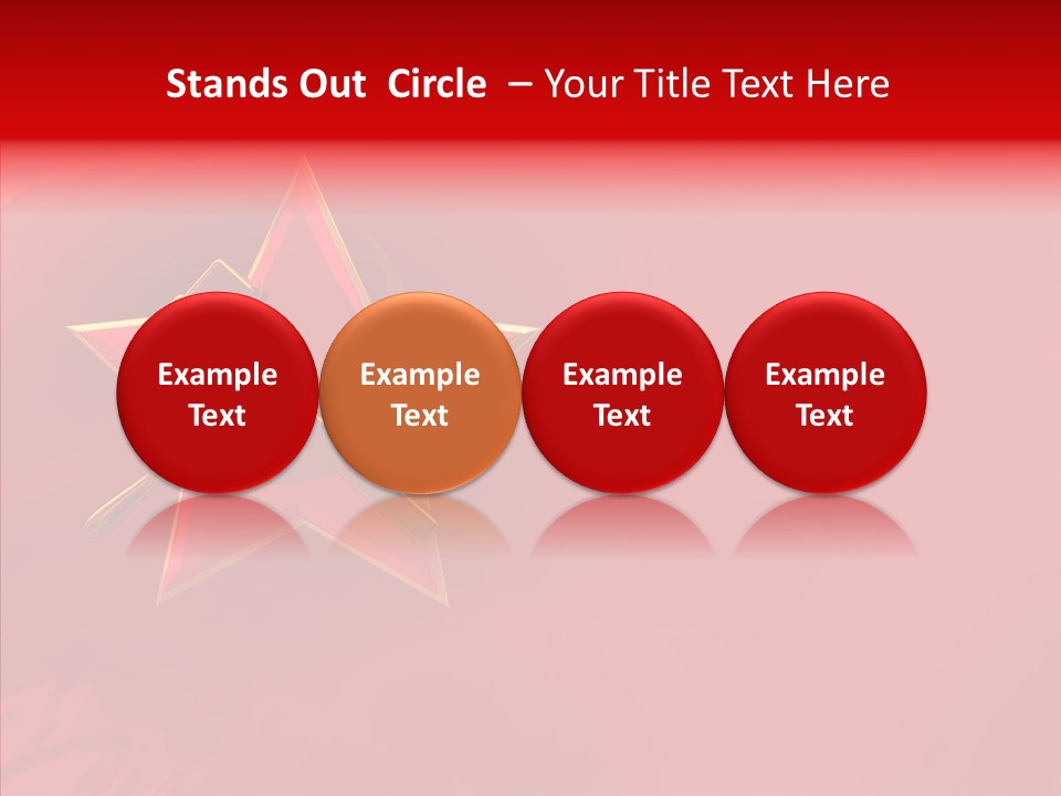 Spy Star Symbol PowerPoint Template