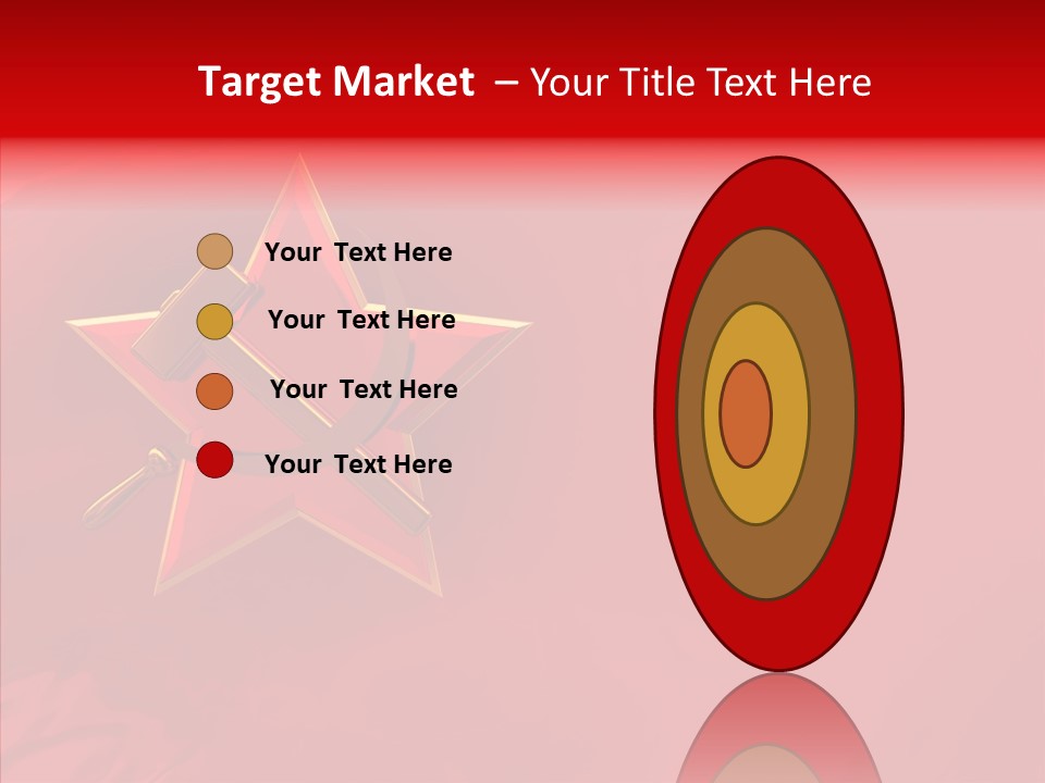 Spy Star Symbol PowerPoint Template