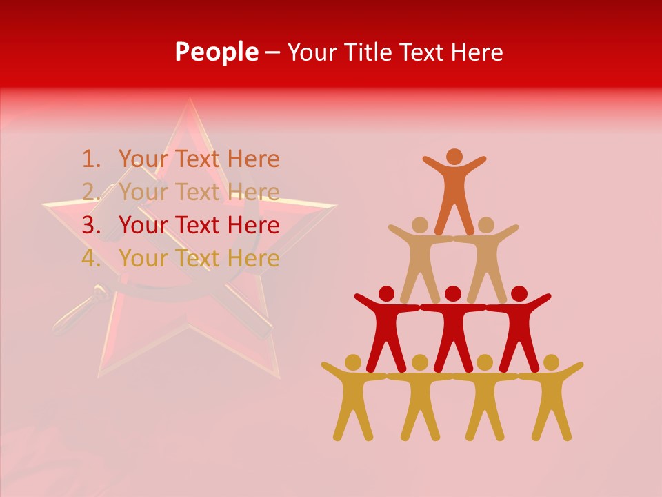 Spy Star Symbol PowerPoint Template