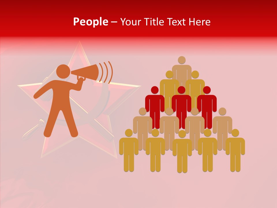 Spy Star Symbol PowerPoint Template