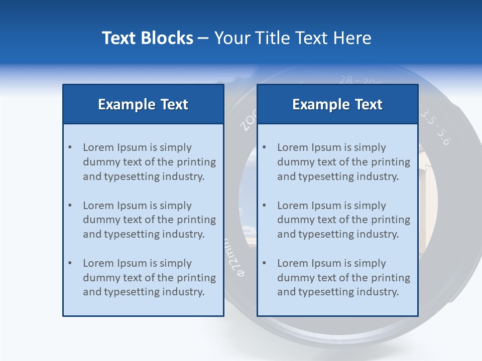 Character Table Corporate PowerPoint Template