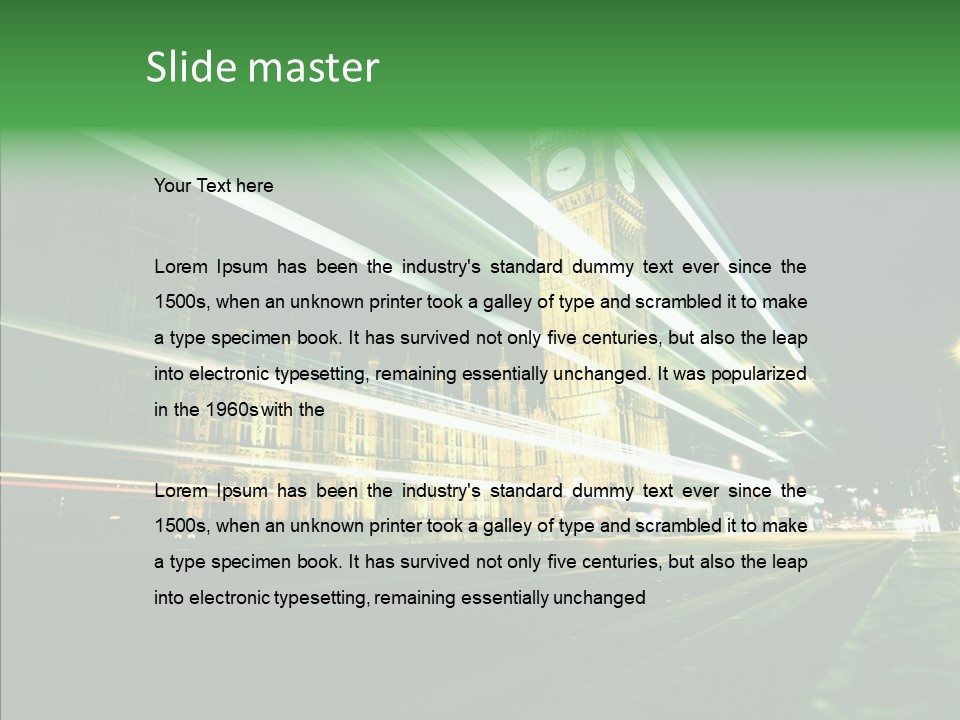 Cloudscape Abstract United PowerPoint Template