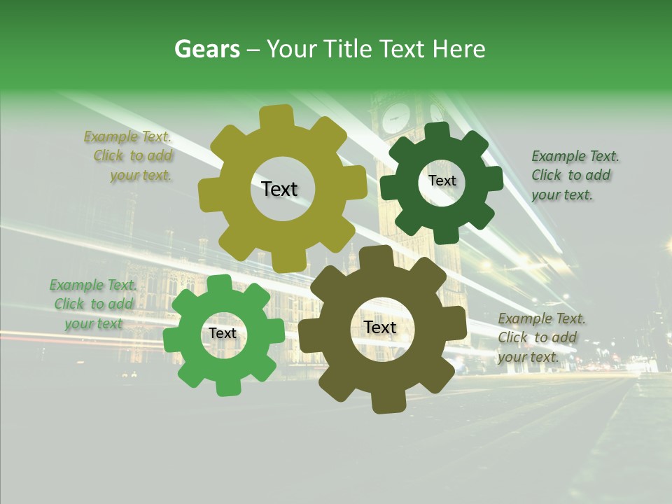 Cloudscape Abstract United PowerPoint Template