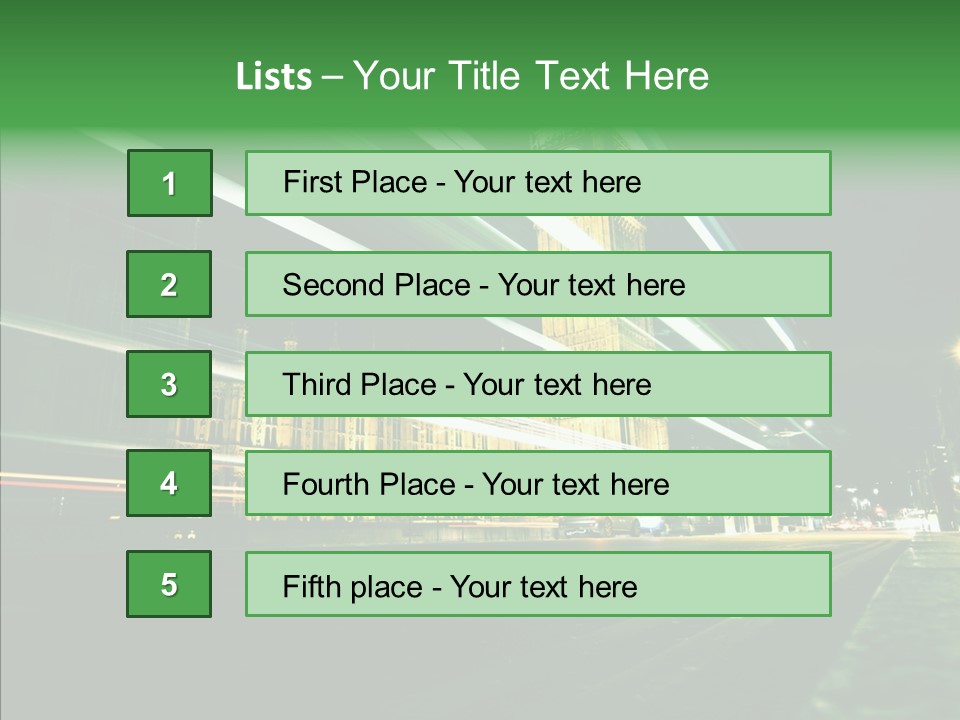 Cloudscape Abstract United PowerPoint Template