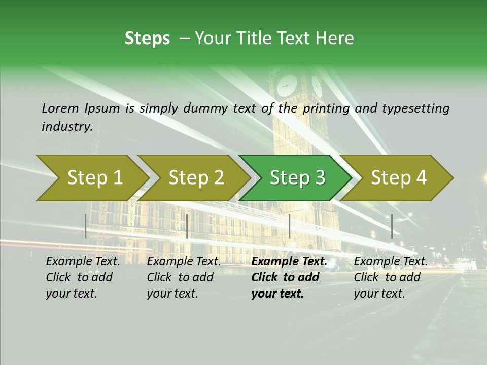 Cloudscape Abstract United PowerPoint Template