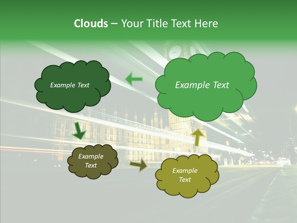 Cloudscape Abstract United PowerPoint Template