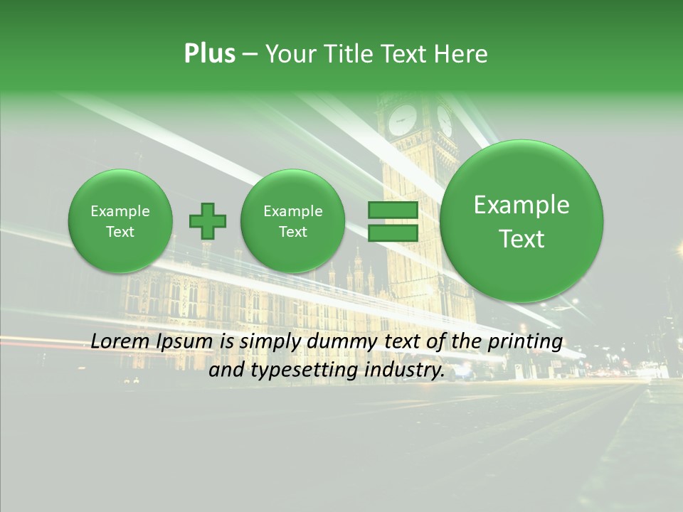 Cloudscape Abstract United PowerPoint Template