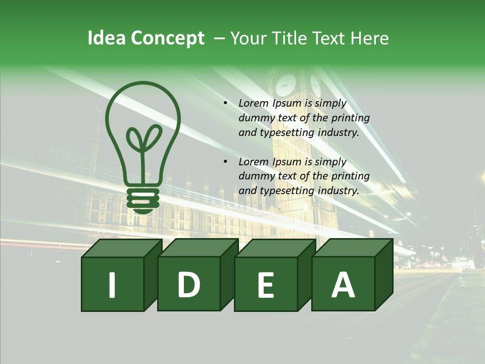 Cloudscape Abstract United PowerPoint Template