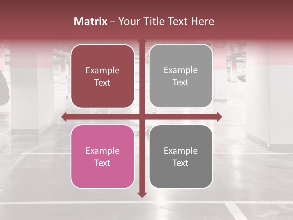 Cart Metall Concrete PowerPoint Template