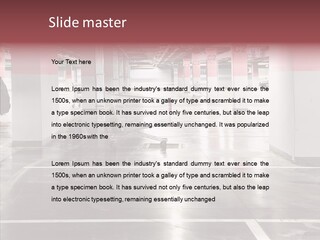 Cart Metall Concrete PowerPoint Template