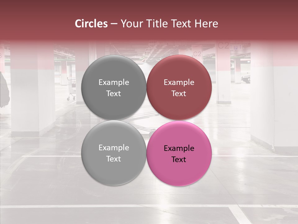 Cart Metall Concrete PowerPoint Template