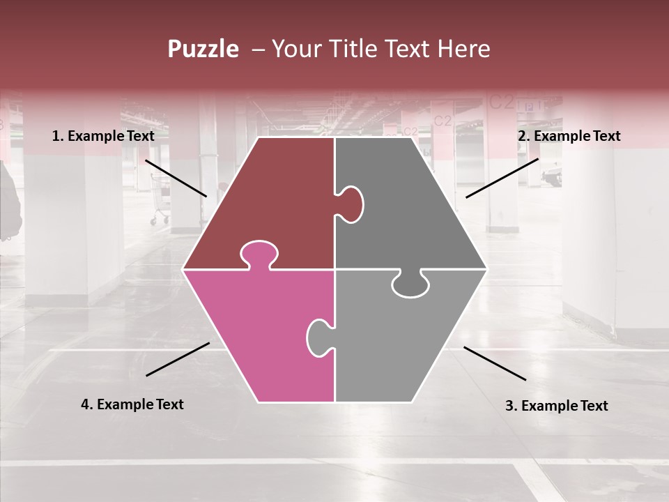 Cart Metall Concrete PowerPoint Template