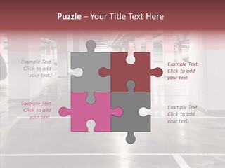 Cart Metall Concrete PowerPoint Template