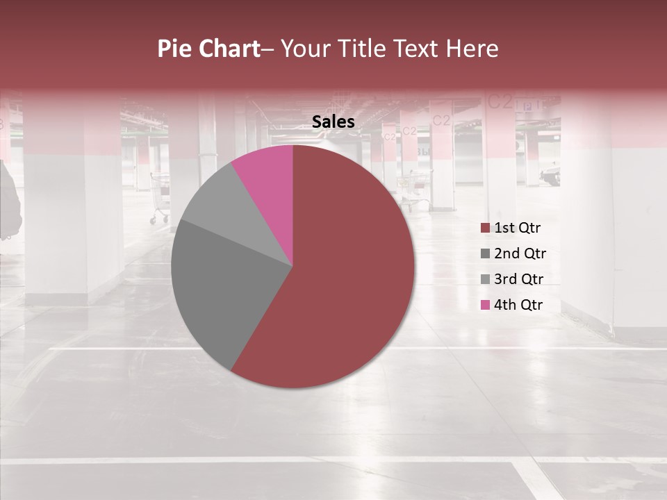 Cart Metall Concrete PowerPoint Template