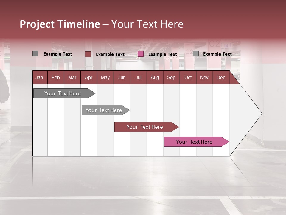 Cart Metall Concrete PowerPoint Template