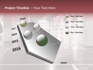 Cart Metall Concrete PowerPoint Template