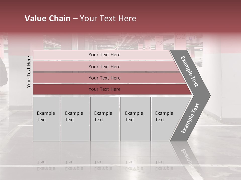 Cart Metall Concrete PowerPoint Template