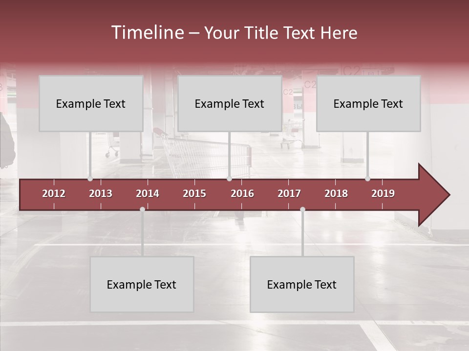 Cart Metall Concrete PowerPoint Template
