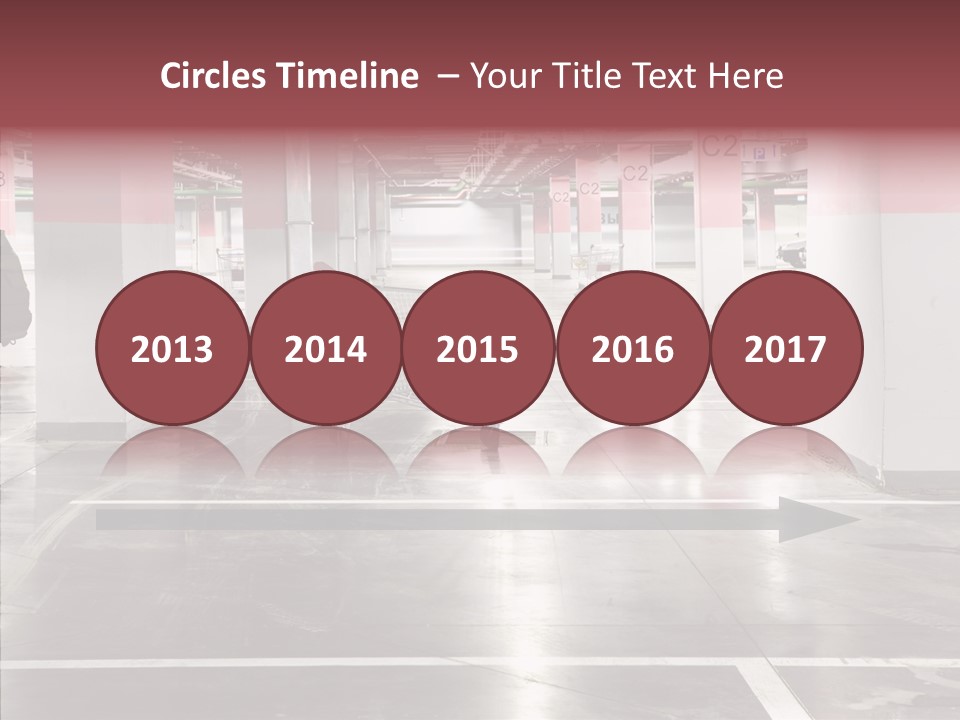 Cart Metall Concrete PowerPoint Template