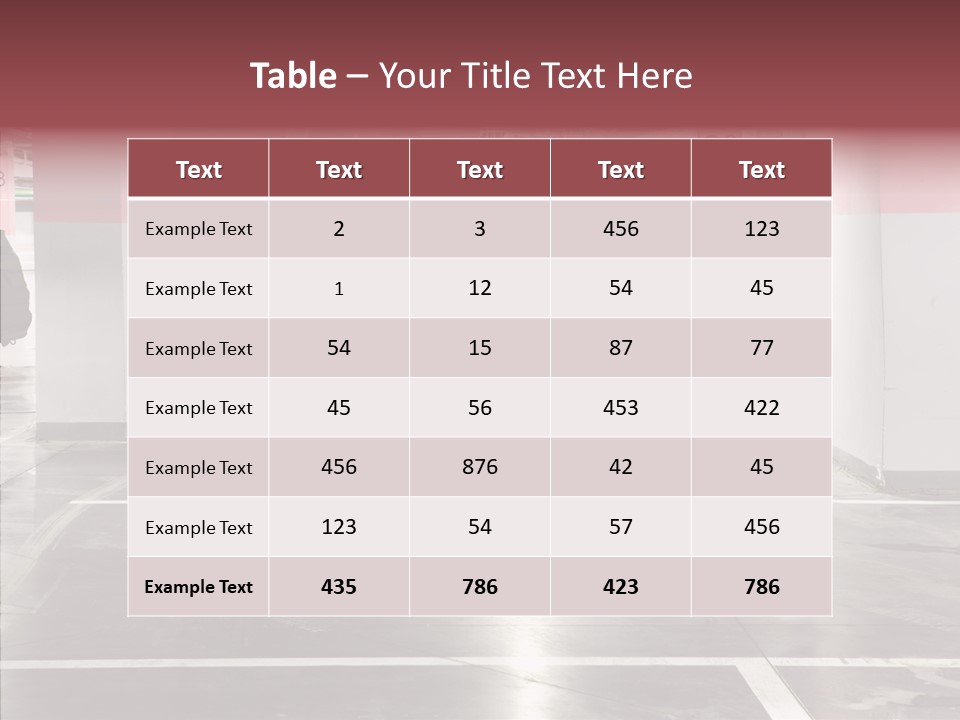 Cart Metall Concrete PowerPoint Template