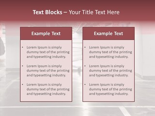 Cart Metall Concrete PowerPoint Template
