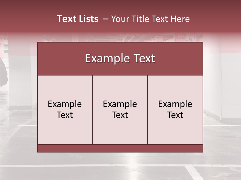 Cart Metall Concrete PowerPoint Template