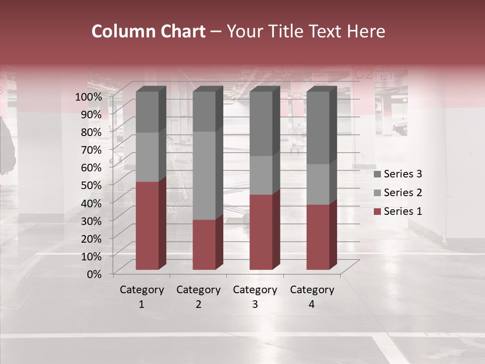 Cart Metall Concrete PowerPoint Template