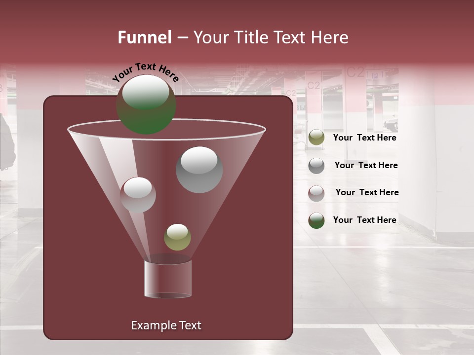 Cart Metall Concrete PowerPoint Template