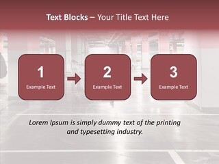 Cart Metall Concrete PowerPoint Template