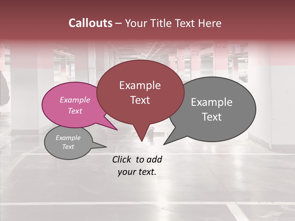 Cart Metall Concrete PowerPoint Template