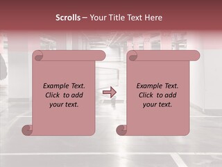 Cart Metall Concrete PowerPoint Template