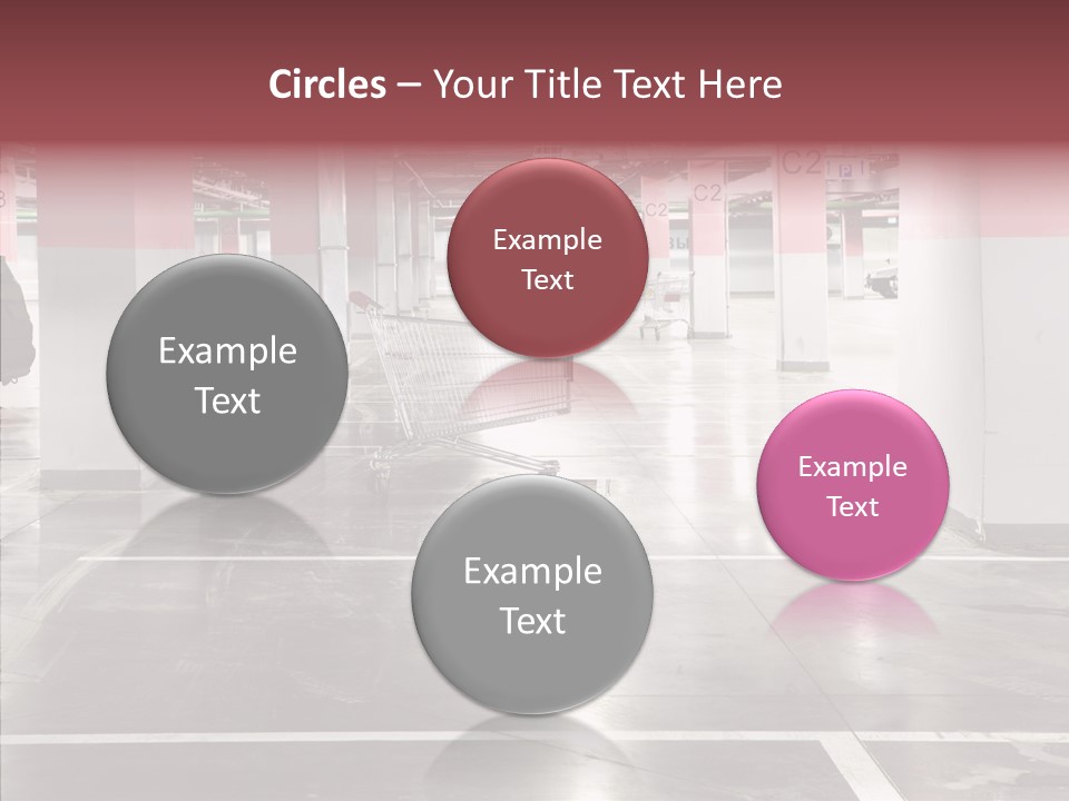 Cart Metall Concrete PowerPoint Template