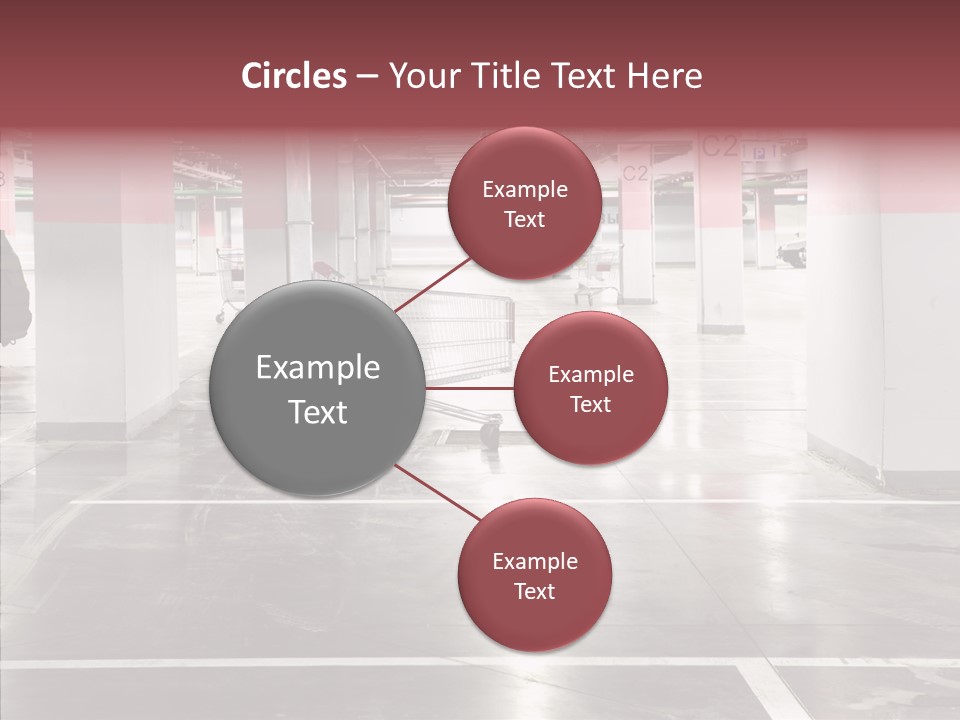 Cart Metall Concrete PowerPoint Template