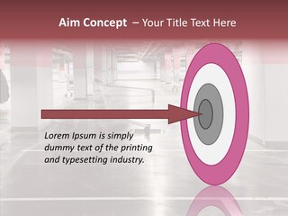 Cart Metall Concrete PowerPoint Template
